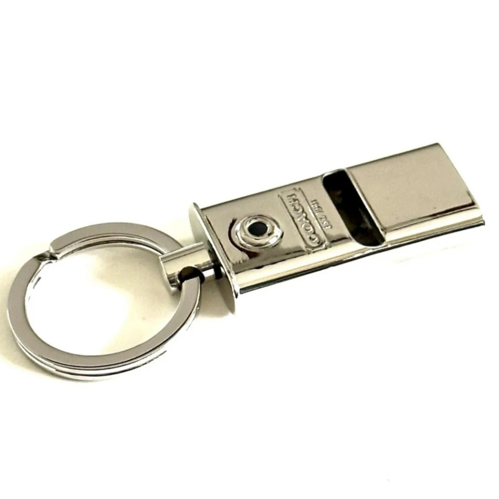 COPY - NWOT Coach Polished Silver Whistle Bagcharm/Keyring - Picture 3 of 5